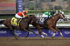 Ging von vorn und blieb vorn. Work all Week gewinnt den Breeders' Cup Sprint. Foto: www.galoppfoto.de - Petr Guth