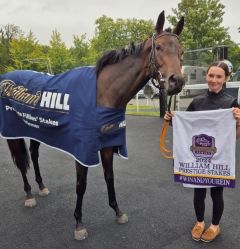 Anshoda nach ihrem Sieg in Goodwood. Foto: offiziell