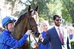 Pat Cosgrave, Best Solution und Saeed Bin Suroor. www.galoppfoto.de