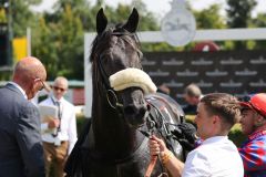 Big Mojo legt seine Maidenschaft in einem Gruppe-Rennen ab. Foto: Goodwood Racecourse