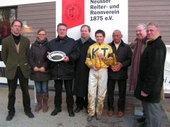 D. Delius, Mitglieder Stall KT, J. Bojko, U. Stoltefuß, R. Ording. Foto: Gabriele Suhr