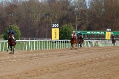 Next stop St. Moritz - Only the Brave gewinnt mit Leon Wolff in Dortmund den Aufgalopp für die nächste Aufgabe locker. ©galoppfoto - Stephanie Gruttmann