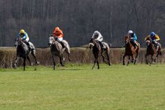 Nuntius (Jozef Bojko) untermauert seine Derbyambitionen, gewinnt auch sein zweites Rennen sicher vor Destor, Blues Wave und Stürmer. www.galoppfoto.de - Sabine Brose