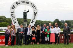 Nyaleti gewinnt die German 1000 Guineas. Foto: Dr. Jens Fuchs