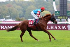 Rangali vor dem zweiten Platz im Prix de l'Abbaye. Foto Dr. Jens Fuchs