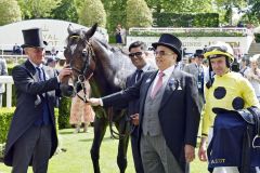 Trainer Kevin Ryan, Inisherin, Besitzer Scheich Obaid und Tom Eaves. www.galoppfoto.de  - JJ Clark