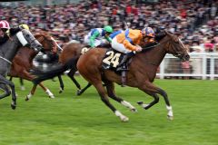 Seamie Heffernan steuert Ishvana zum Erfolg in den Jersey Stakes. www.galoppfoto.de - Frank Sorge