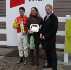 Maxim Pecheur, Marion Weber und Reinhard Ording (Foto Suhr)