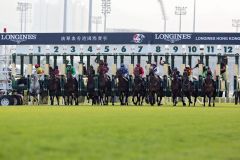 Start zum Longines Hong Kong Cup 2012. www.galoppfoto.de - Frank Sorge