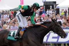 Times Up mit William Buick heißt der Sieger im Weatherbys Insurance Lonsdale Cup. Foto: John James Clark