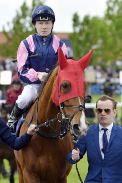 Via Sistina unter Jamie Spencer vor einigen Wochen in Newmarket. www.galoppfoto.de - JJ Clark