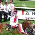 Der 1000. Sieg gelang Lennart Hammer-Hansen mit Felician. Foto: Karina Strübbe