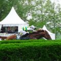 River Storm Dancer auf dem Weg zum Sieg im 110. Grosses Heinrich Vetter-Badenia-Jagdrennen. Foto Karina Strübbe