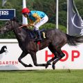 Am Ende wurde es ein sehr leichter Sieg für die 6:1-Chance Akribie mit Adrie de Vries gegen die beiden größten Außenseiterinnen im Feld, Satomi und Stex. www.galoppfoto.de - Sabine Brose