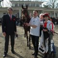 Erster Listentreffer für Trainer Ferdinand Leve mit Calyxa und Jockey Lennart Hammer-Hansen. Foto: Gabriele Suhr