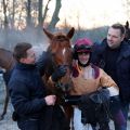 Nach dem Sieg im RaceBets.com Championspreis, Agl. II, in Dortmund. Foto: Dr. Jens Fuchs