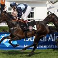 Miss Starlight mit Terence Hellier gewinnt die H.H. Sheikh Hamdan bin Rashid Al Maktoum-Trophy (Hamburger Stutenpreis). www.galoppfoto.de