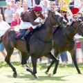 Taraja schafft den ersten Gruppe-Sieg für Trainer Henk Grewe und Jockey Bauyrzhan Murzabayev. www.galoppfoto.de