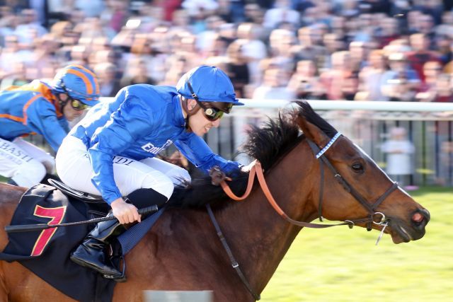 Siegerin im mit 25.000 Euro dotierten Hauptrennen (Listenrennen über 1.600 Meter) wurde die Favoritin Fountain of Time mit Soufiane Saadi in den Godolphin-Farben im Sattel. www.galoppfoto.de