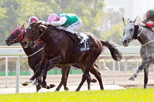 Flintshire siegt unter Maxime Guyon in der Hong Kong Vase. www.galoppfoto.de - Frank Sorge