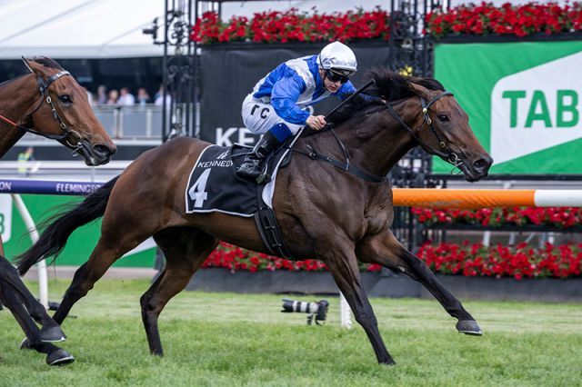 Alligator Blood holt sich die Champions Stakes. Foto: Magic Millions