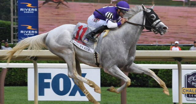 Arthur's Ride holt sich die Whitney Stakes. Foto: Saratoga/Janet Garaguso