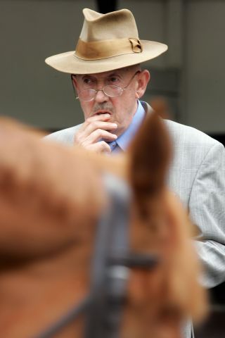 Barney Curley auf der Rennbahn in Köln. www.galoppfoto.de (Archiv) - Frank Sorge