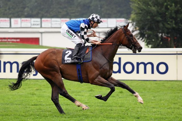 Danceteria, winning the Gr. I Großer Dallmayr-Preis. Foto: Dr. Jens Fuchs