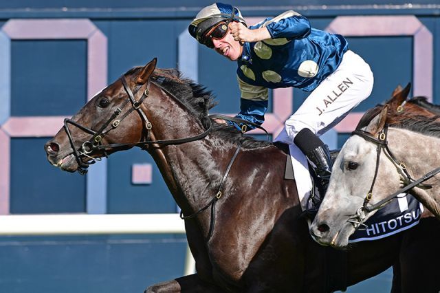 Hitotsu holt sich das Australian Derby. Foto: Magic Millions