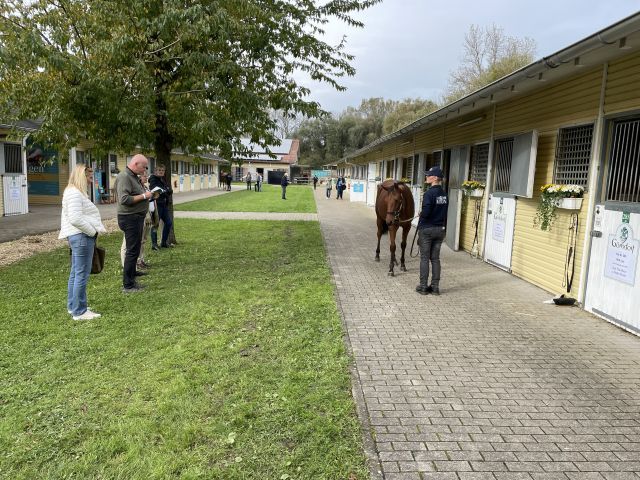 Vor den Görlsdorfer Boxen. Foto: privat