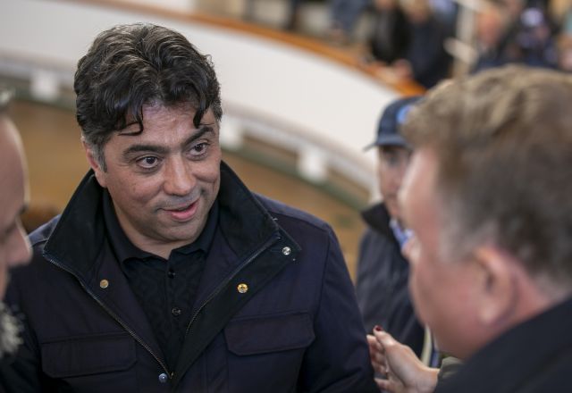 Kia Joorabchian am Dienstag in Newmarket. Foto: Tattersalls