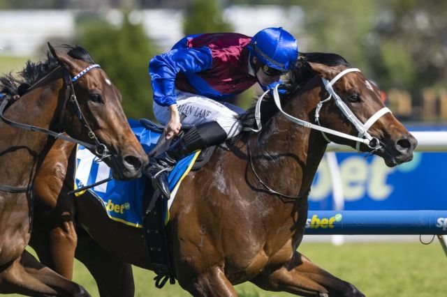 Private Life holt sich die Caulfield Guineas. Foto: Magic Millions