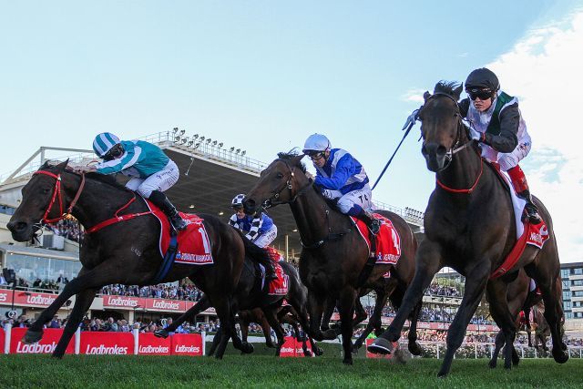 Romantic Warrior holt die Cox Plate nach Hong Kong. Foto: courtesy by HKJC