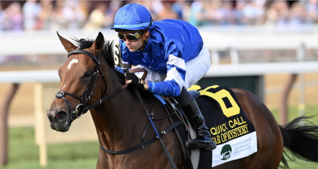 Star of Mystery sorgt für einen erneuten Godolphin-Sieg in den USA. Foto: Saratoga/Christine Durand