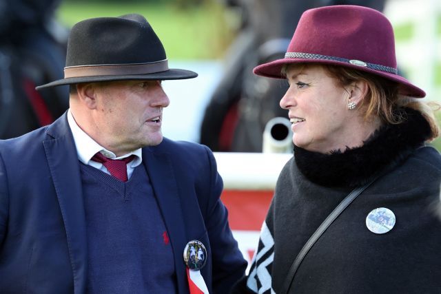 Die siegreichen Trainer Dalibor Török und Martina Ruzikova. www.galoppfoto.de - Petr Guth