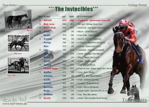 120 - 19.04.2013: The Invincibles jetzt auch mit Black Caviar, dem "Wonder from Down Under". ©Silvia Göldner