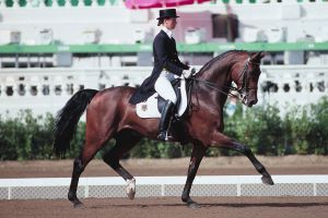 Dressur-Olympiasiegerin Nicole Uphoff-Selke ist zu Gast am Jubiläumsrenntag in Mülheim. www.german-racing.com