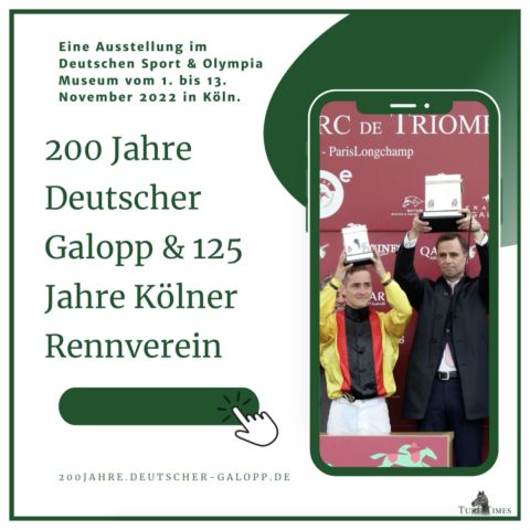 Ausstellung im Deutschen Sport &amp;amp; Olympia Museum in Köln: 200 Jahre Deutscher Galopp &amp; 125 Jahre Kölner Rennverein. ©Turf-Times/Galoppfoto.de