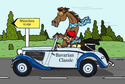 Am 1. Mai in München: Das Bavarian-Classic, Gr. III, ist schon traditionell eines der wichtigsten Vorprüfungen für das Deutsche Derby - bei der diesjährigen Ausgabe sind mit Django Freeman, Dschingis First und Quest the Moon einige ganz heiße Eisen im Feuer. ©miro-carton