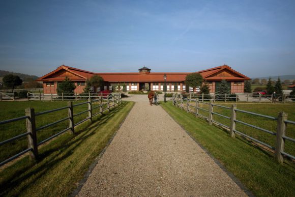 Das Gestüt Höny-Hof im hessischen Oberaula. www.galoppfoto.de