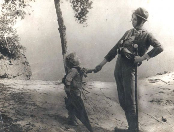 Lang, lang ist's her: Hermann Hoffmann als kleiner Puck im UFA-Film in den 20ger Jahren des letzten Jahrtausends. Foto: Archiv