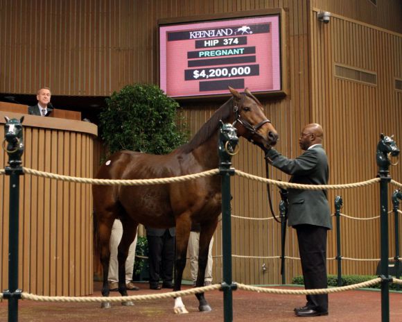 Nathaniels Schwester kletterte auf 4,2 Mio $. www.keenland.com