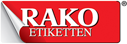 Logo rakoetiketten