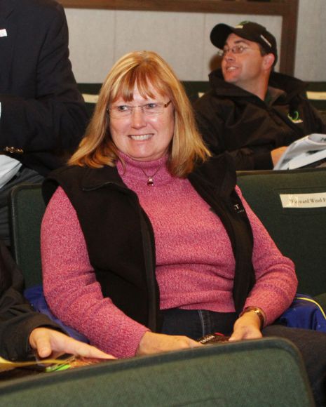 Mandy Pope von der Whisper Hill Farm, Top-Käuferin in Keeneland und bei Fasig-Tipton. www.keeneland.com