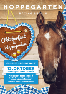 In Hoppegarten geht es beim Saisonfinale zünftig zu ... www.hoppegarten.com