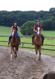 Laura und Ulrich Giesgen beim Training. Foto: privat