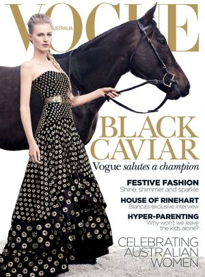 Titelbild der australischen Vogue ...