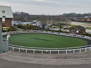 Kein Zweifel möglich, wo man sich befindet, Führring in Wolverhampton. Foto: Karina Strübbe